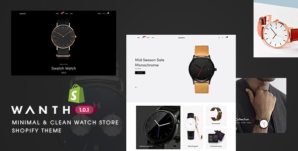 Wanth - Minimal & Clean Watch Store Shopify Theme